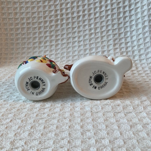 JC Penney Vintage Leslie Beck Snowmen Salt & Pepper Shakers New Old Stock NIB - Picture 10 of 11